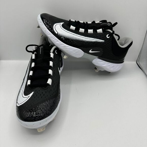 Nike Alpha Huarache Elite 4 Baseball Metal Cleats Black Men’s 8 DJ6521-011 NEW - Picture 1 of 5